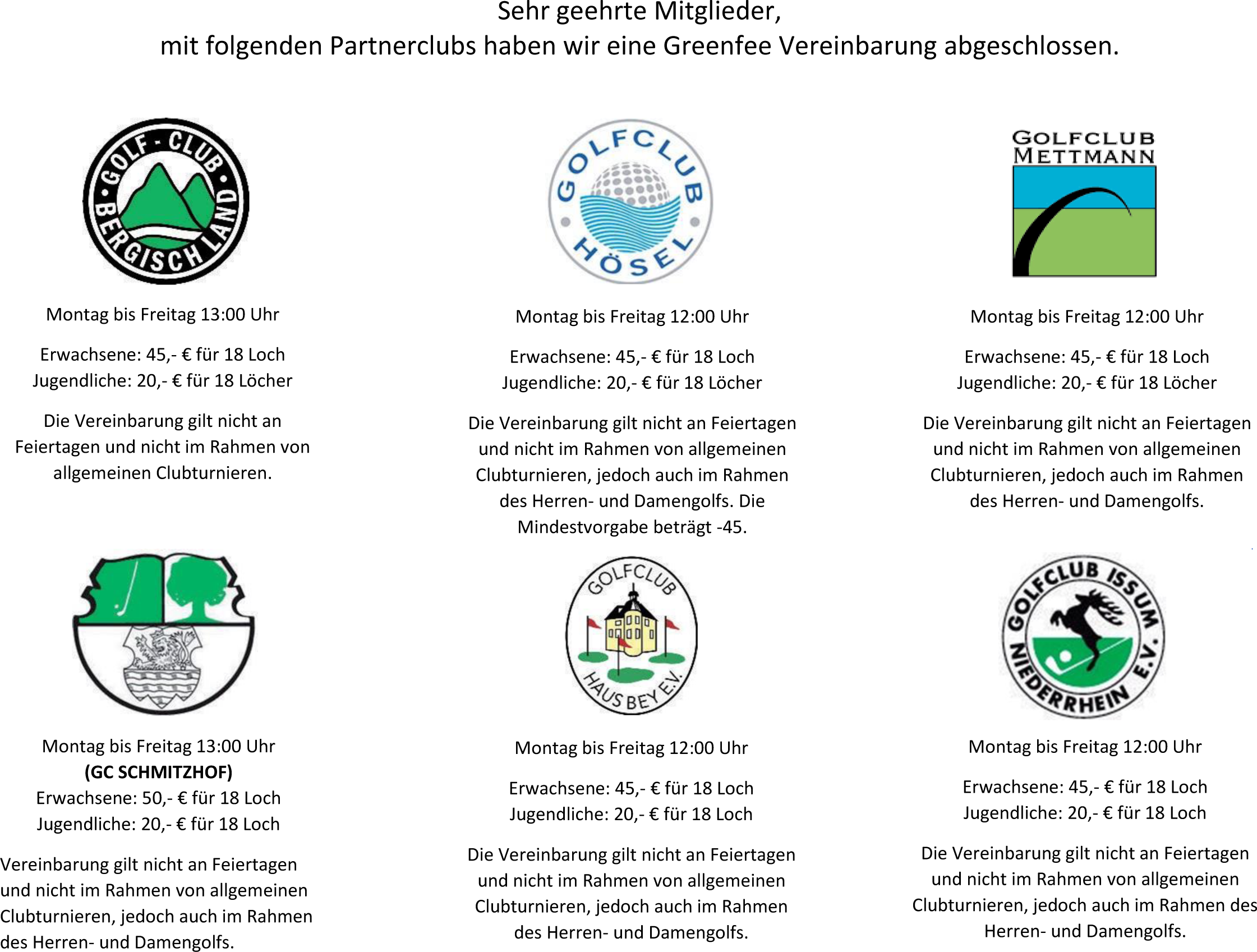 Partnerclubs 2026
